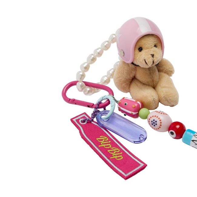 Фото ракурс 2 - Жіночий різнокольоровий брелок Parfois артикул 234354 _BM FW2025