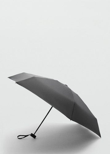 Фото ракурс 1 - Чоловіча, жіноча чорна парасоля Mango артикул 77031505 99 7 season