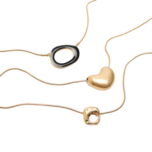 Фото ракурс 2 - Жіноче золотe намисто Parfois артикул 228758 _BK FW2025