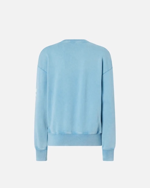 Жіночий блакитний світшот Pinko артикул 104618-A2CV E63 SS2025 Фото ракурс 6 - Жіночий блакитний світшот Pinko артикул 104618-A2CV E63 SS2025