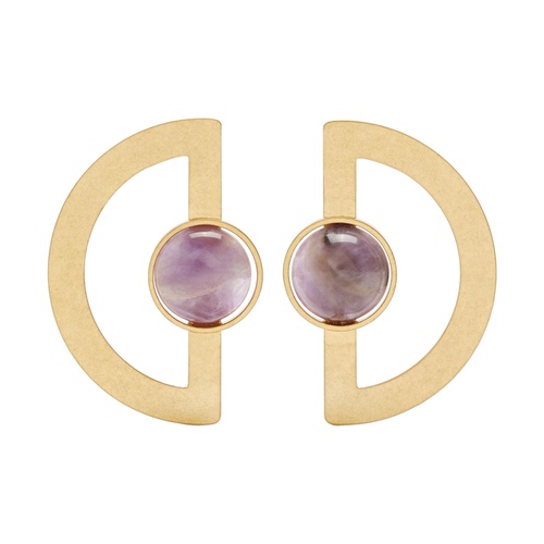 Фото ракурс 1 - Женские золотые серьги Parfois артикул 237401 _PU FW2025