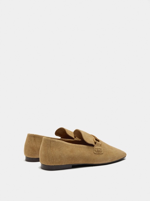 Фото ракурс 3 - Жіночі бежеві туфлі Parfois артикул 238055 _BG FW2025