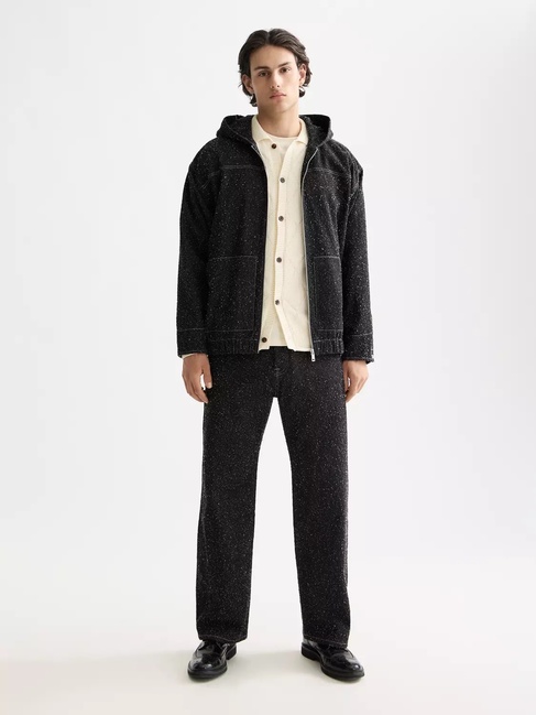 Фото ракурс 3 - Мужская черная куртка SCOTCH & SODA артикул 180886 001 FW2025