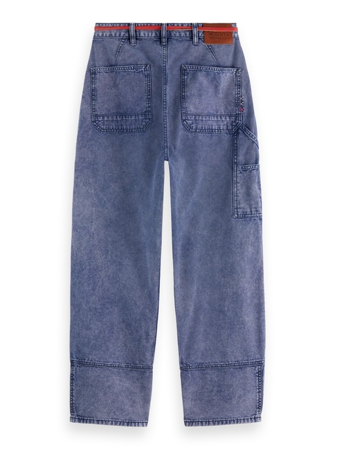 Фото ракурс 6 - Мужские синие джинсы SCOTCH & SODA артикул 180869 401 FW2025