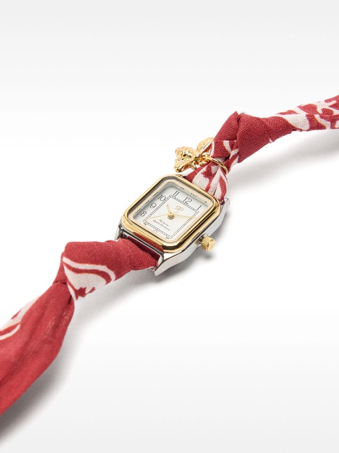 Фото ракурс 3 - Жіночий бордовий годинник Parfois артикул 232238 _BU SS2025