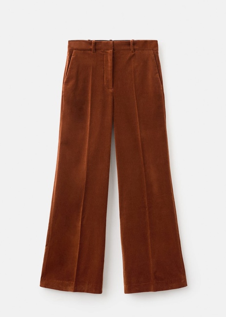 Жіночі помаранчеві брюки Mango артикул 17078285 28 1 season Фото ракурс 3 - Жіночі помаранчеві брюки Mango артикул 17078285 28 1 season