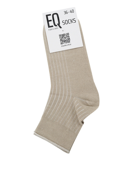 Фото ракурс 1 - Жіночі бежеві шкарпетки EQUILIBRI артикул W711 005 000 Beige No season