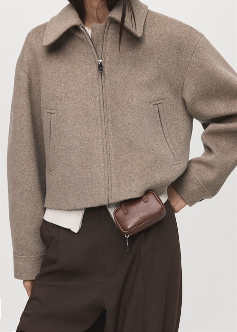 Фото ракурс 1 - Жіночий бежевий жакет Mango артикул 17055789 07 1 season