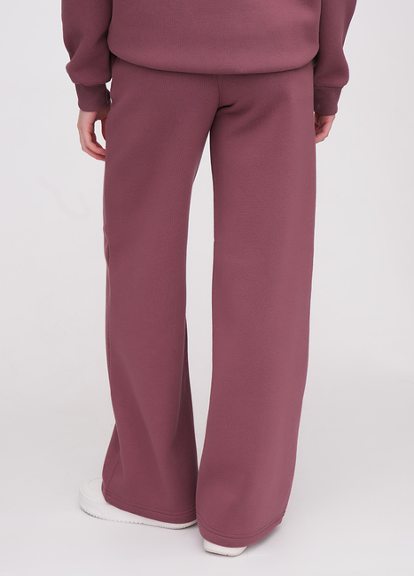 Фото ракурс 2 - Жіночі бордові штани EQUILIBRI артикул W291 052 200 bordo FW2025
