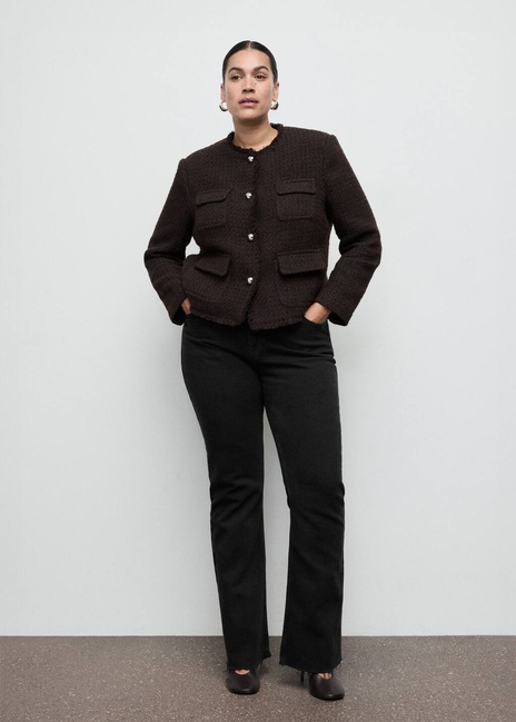 Жіночі чорні джинси Mango артикул 27011236 TN 2 season Фото ракурс 5 - Жіночі чорні джинси Mango артикул 27011236 TN 2 season