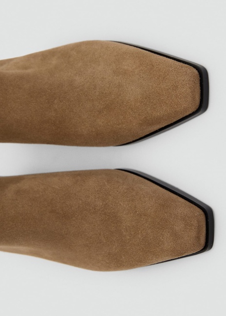 Женские бежевые ботильоны Mango артикул 17024114 09 1 season Фото ракурс 4 - Женские бежевые ботильоны Mango артикул 17024114 09 1 season