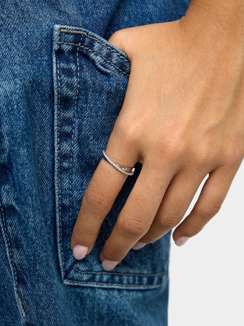 Фото ракурс 4 - Женское серебряное кольцо Parfois артикул 239199 _SV FW2025
