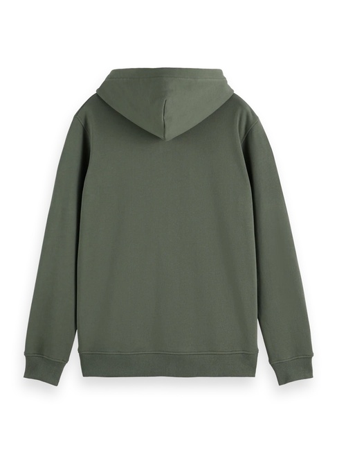 Чоловічий зелений світшот SCOTCH & SODA артикул 181276 301 FW2025 Фото ракурс 6 - Чоловічий зелений світшот SCOTCH & SODA артикул 181276 301 FW2025