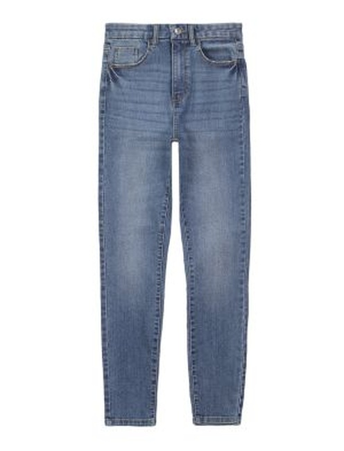 Фото ракурс 5 - Женские синие джинсы Piazza Italia  артикул 06770 Denim SS2024