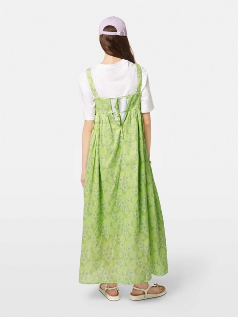 Женский зеленый сарафан SCOTCH & SODA артикул UFU00618T U739 SS2025 Фото ракурс 2 - Женский зеленый сарафан SCOTCH & SODA артикул UFU00618T U739 SS2025