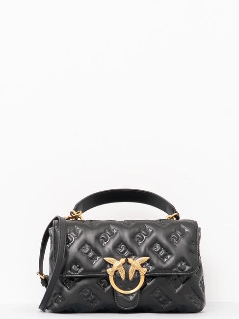 Жіноча чорна сумка Pinko артикул 100043-A2JX Z99Q FW2025 Фото ракурс 1 - Жіноча чорна сумка Pinko артикул 100043-A2JX Z99Q FW2025