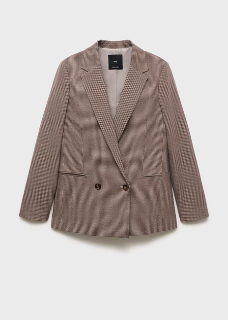 Фото ракурс 3 - Жіночий бордовий пiджак Mango артикул 17054102 78 1 season