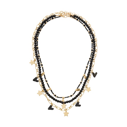 Фото ракурс 1 - Жіноче золото-чорнe намисто Parfois артикул 239038 _BK FW2025