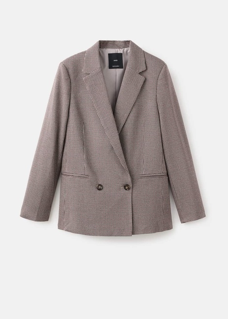 Женский бордовый пиджак Mango артикул 27091259 78 2 season Фото ракурс 3 - Женский бордовый пиджак Mango артикул 27091259 78 2 season