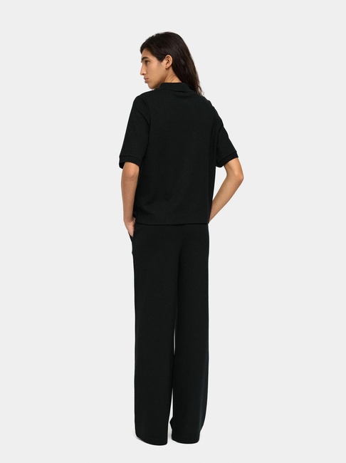 Жіночі чорні штани Parfois артикул 240327 _BK FW2025 Фото ракурс 2 - Жіночі чорні штани Parfois артикул 240327 _BK FW2025