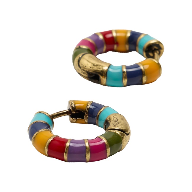 Женские разноцветные серьги Parfois артикул 234800 _BM FW2025 Фото ракурс 2 - Женские разноцветные серьги Parfois артикул 234800 _BM FW2025