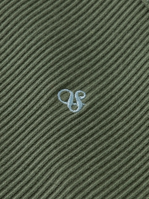 Женская зеленая майка SCOTCH & SODA артикул U9A00794T U360 FW2025 Фото ракурс 7 - Женская зеленая майка SCOTCH & SODA артикул U9A00794T U360 FW2025