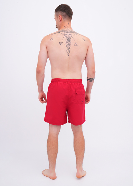 Фото ракурс 2 - Чоловічі червоні плавки Lee Cooper артикул LCM251-9014 CHILI PEPPER FW2025