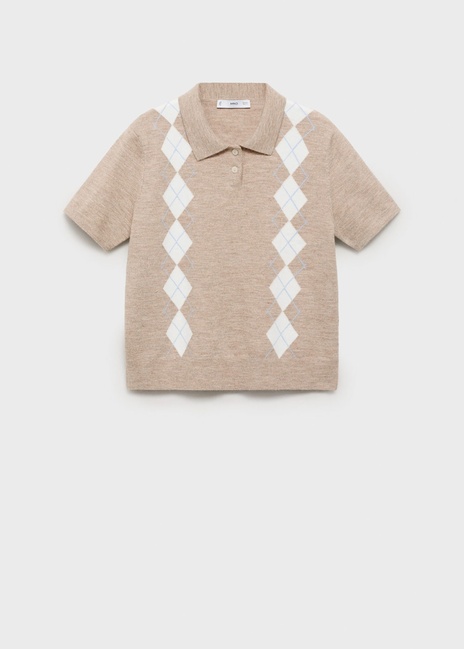 Фото ракурс 3 - Женский коричневый джемпер Mango артикул 17005816 35 1 season