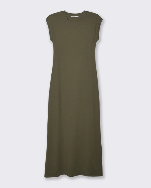 Жіноча зелена сукня Piazza Italia артикул 50436 military green SS2025 Фото ракурс 4 - Жіноча зелена сукня Piazza Italia артикул 50436 military green SS2025