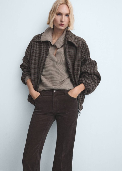 Жіночі коричневі джинси Mango артикул 27041188 32 2 season Фото ракурс 4 - Жіночі коричневі джинси Mango артикул 27041188 32 2 season