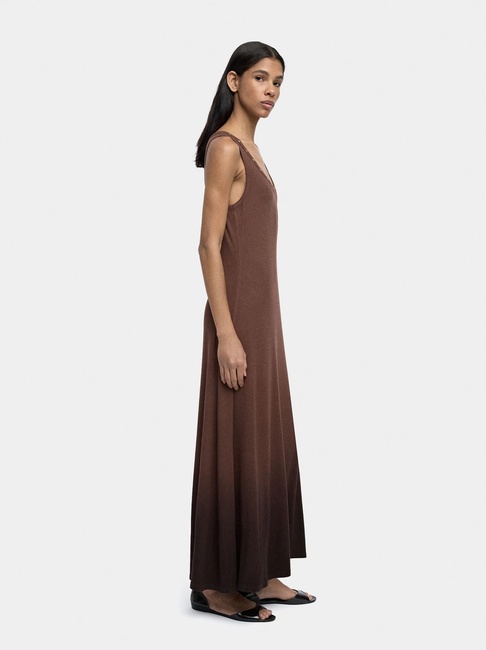 Женское коричневое платье Parfois артикул 237790 _BN FW2025 Фото ракурс 3 - Женское коричневое платье Parfois артикул 237790 _BN FW2025