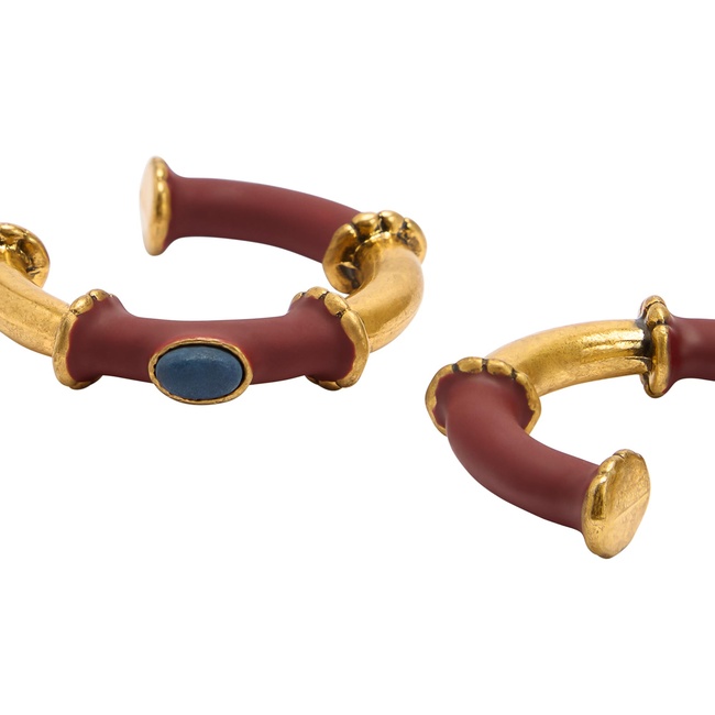 Женские разноцветные серьги Parfois артикул 240947 _HM FW2025 Фото ракурс 2 - Женские разноцветные серьги Parfois артикул 240947 _HM FW2025