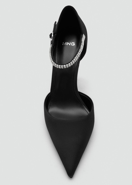 Фото ракурс 5 - Жіночі чорні туфлі Mango артикул 17019101 99 1 season
