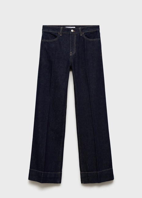 Женские синие джинсы Mango артикул 87030428 TS 8 season Фото ракурс 3 - Женские синие джинсы Mango артикул 87030428 TS 8 season