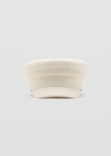 Фото ракурс 1 - Жіноча молочна кепка Mango артикул 27091199 05 2 season