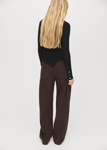 Фото ракурс 2 - Женский черный джемпер Mango артикул 17005826 99 1 season