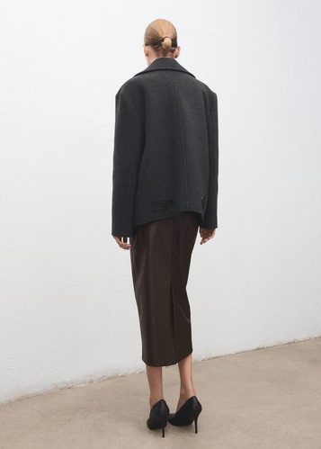 Фото ракурс 2 - Жіноча коричнева спiдниця Mango артикул 17037779 32 1 season