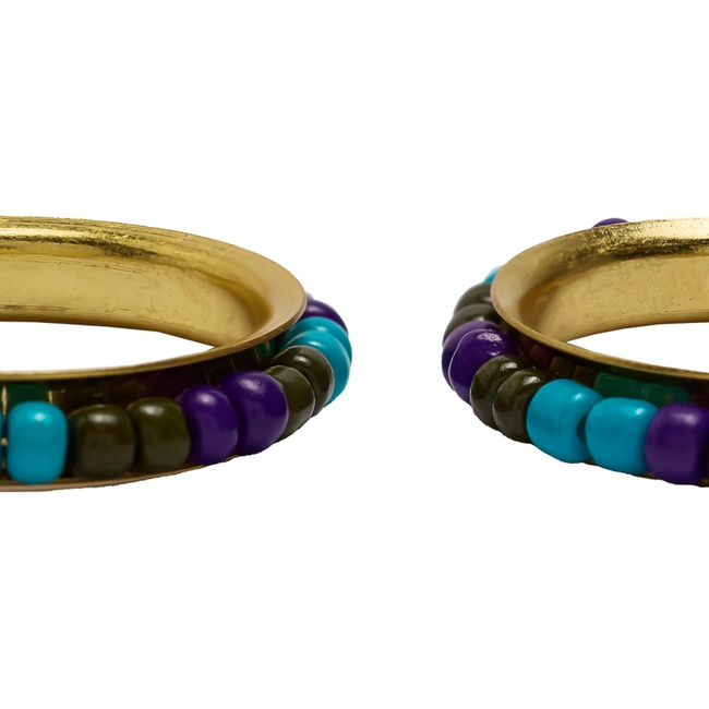 Фото ракурс 2 - Женские синие серьги Parfois артикул 234859 _BM FW2025