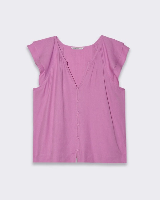 Фото ракурс 3 - Женская розовая блузка Piazza Italia артикул 50675 BEGONIA SS2025