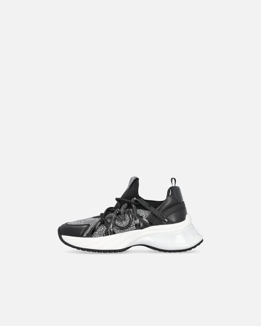 Фото ракурс 2 - Жіночі чорні кросівки Pinko артикул SS0023-T014 ZI4 FW2025