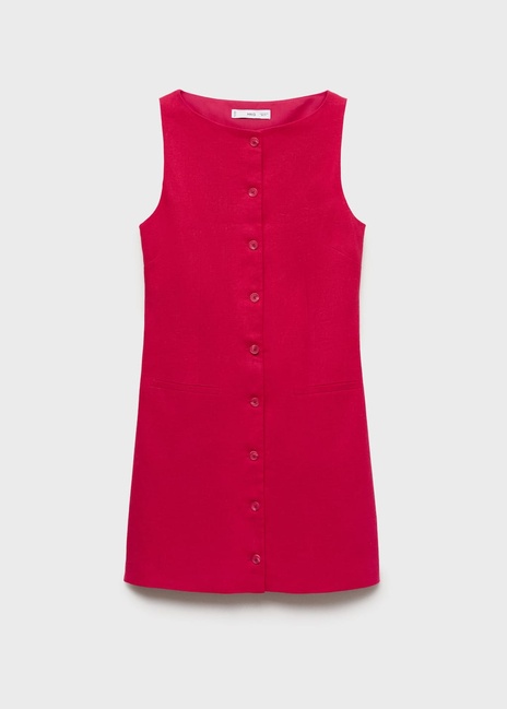 Фото ракурс 3 - Жіноча червона сукня Mango артикул 87039065 74 8 season