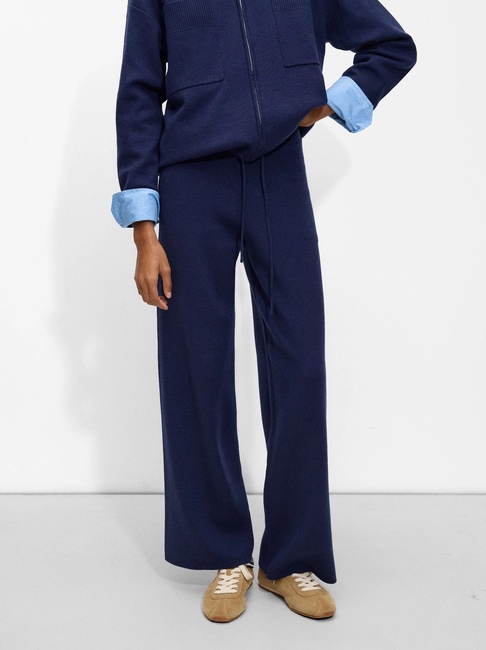 Фото ракурс 1 - Жіночі сині штани Parfois артикул 228351 _NV FW2025