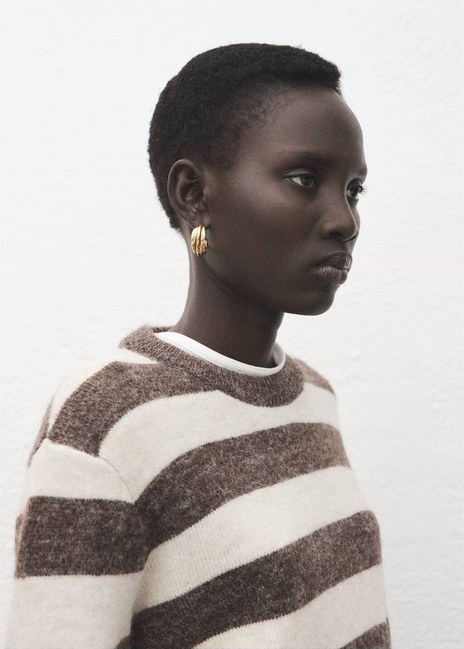 Жіночий коричневий джемпер Mango артикул 27011310 30 2 season Фото ракурс 4 - Жіночий коричневий джемпер Mango артикул 27011310 30 2 season