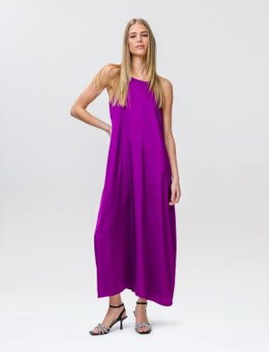 Фото ракурс 1 - Женское фиолетовое платье Piazza Italia артикул 18820 PURPLE SS2024