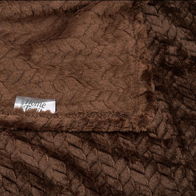 Фото ракурс 4 - Коричневий плед Ardesto артикул ART0205JB No color FW2025