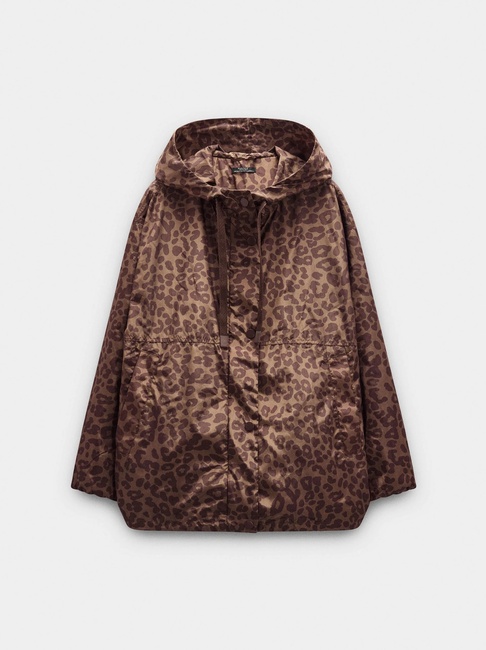 Женский коричневый плащ Parfois артикул 237231 _BM FW2025 Фото ракурс 4 - Женский коричневый плащ Parfois артикул 237231 _BM FW2025