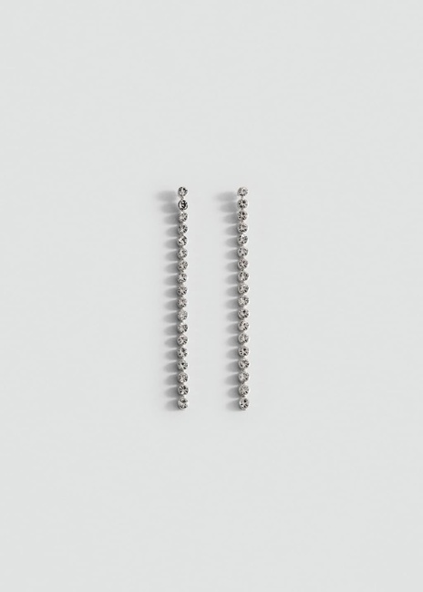 Фото ракурс 2 - Жіночі срібні сережки Mango артикул 17087803 PL 1 season