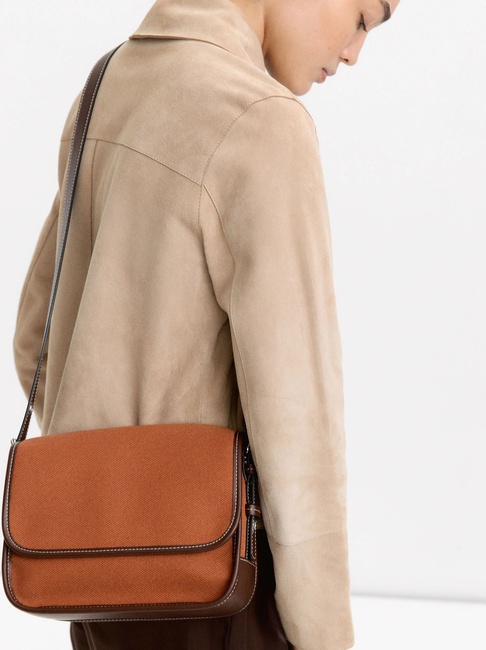 Жіноча помаранчева сумка Parfois артикул 2325841 ORM FW2025 Фото ракурс 5 - Жіноча помаранчева сумка Parfois артикул 2325841 ORM FW2025