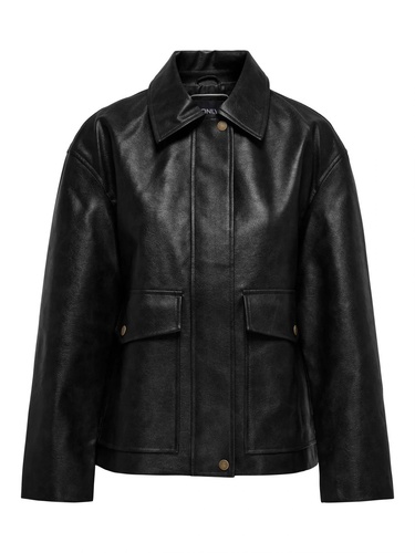 Фото ракурс 1 - Женская черная куртка Only артикул 15350398 Black FW2025