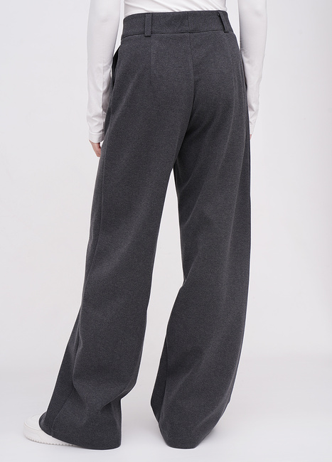 Фото ракурс 2 - Жіночі сірі брюки EQUILIBRI артикул BW491017 201 Grey FW2025